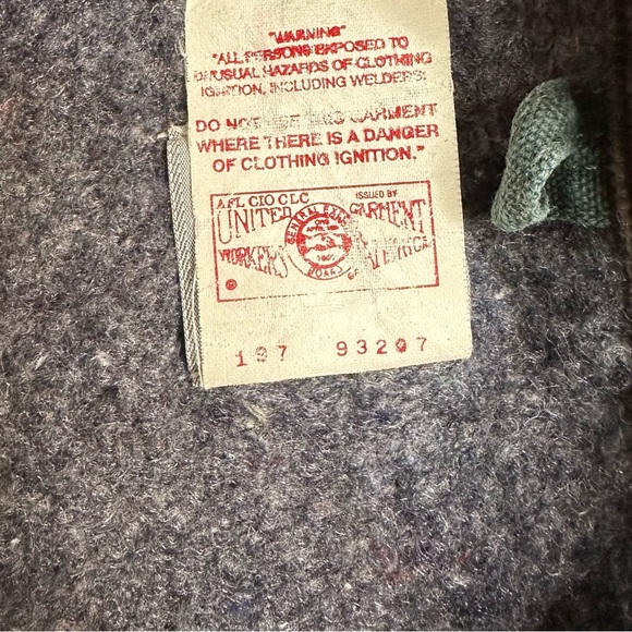 Vintage Men’s Carhartt Chore Coat C02 Moss Green Blanket Lined Made in USA Sz M - Picture 4 of 14